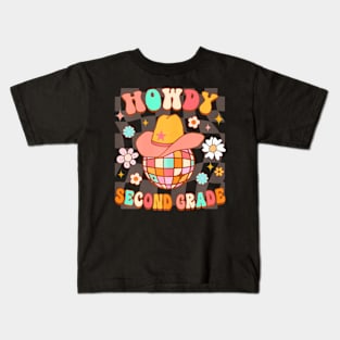 2nd Grade Teacher Rodeo Country Western Second Grade Kids T-Shirt